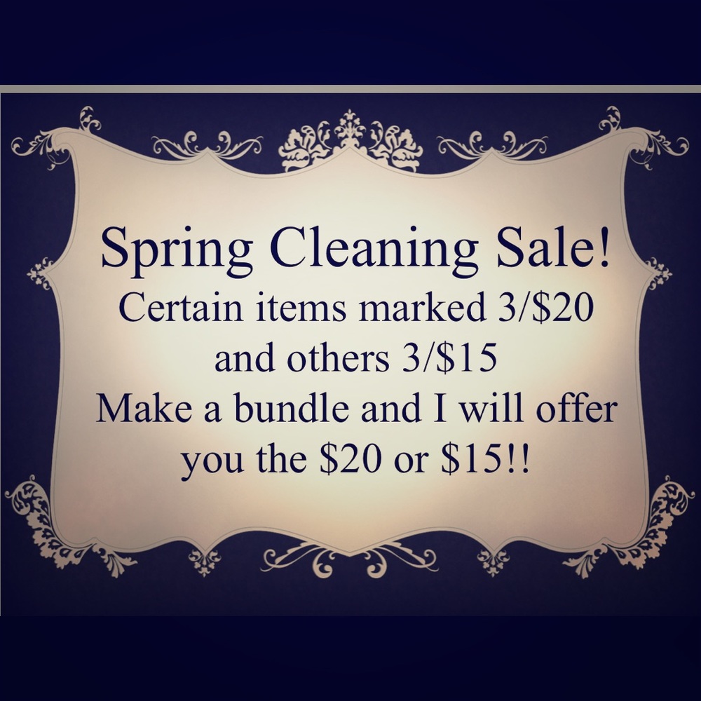 Spring sale!!!